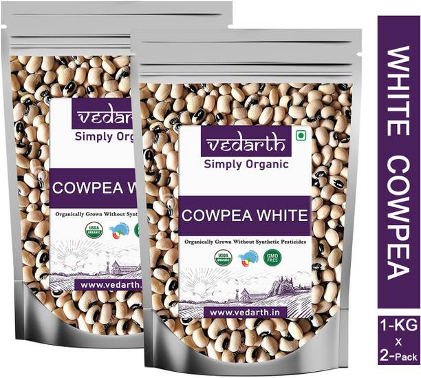 Vedarth Organic White Cow Pea (Whole)