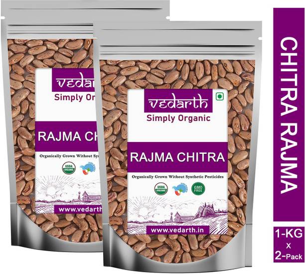Vedarth Organic White Rajma Chithra (Whole)