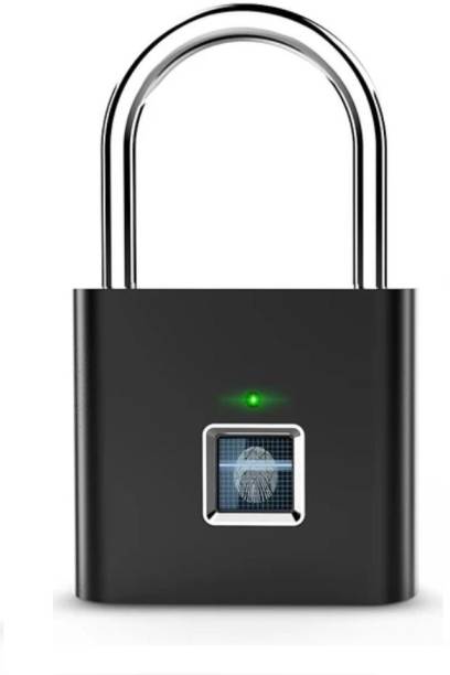 IGADG Fingerprint Lock Unlock Padlock Key-Less USB-Rechargeable Smart Door Lock