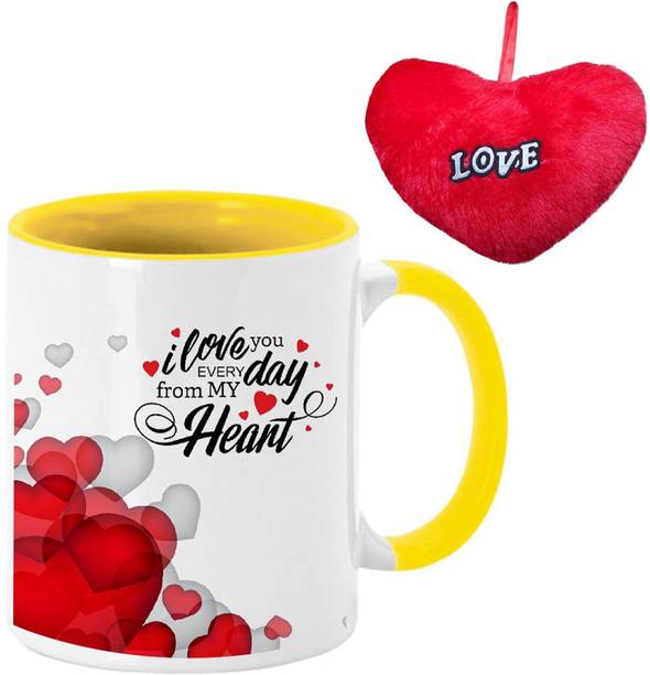 COLOR YARD Mug, Cushion Gift Set
