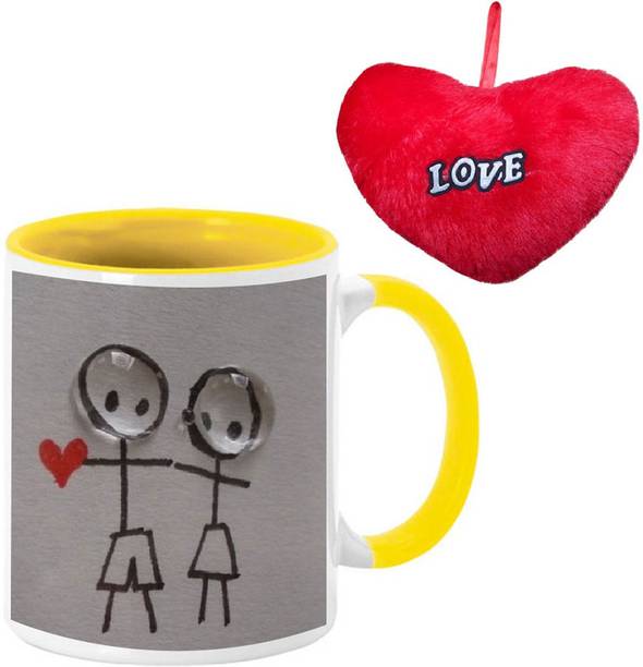 COLOR YARD Mug, Cushion Gift Set