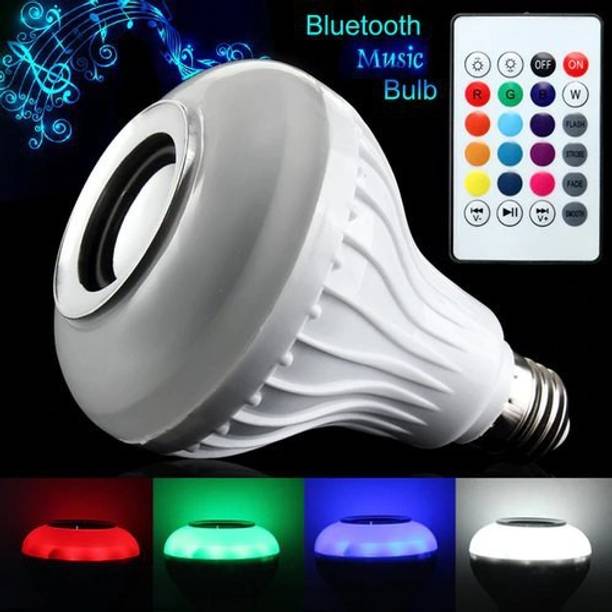 Explorer ™LED Smart Bulb, Bluetooth 3.0 Speaker Music Bulb Change with 24 Key Remote Smart Bulb