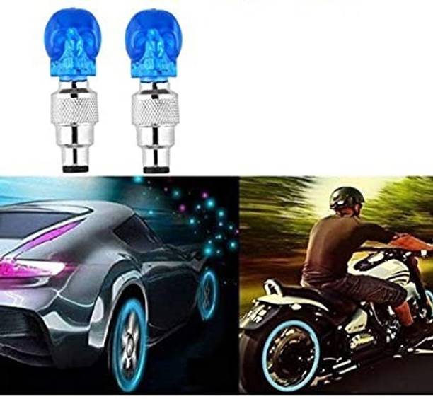 QZ DEVICE Plastic, Steel Tyre Valve Cap for Bike, Car