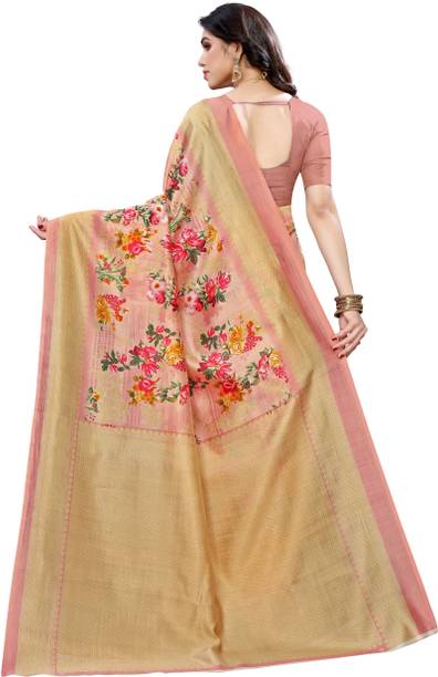 YASHIKA Printed Assam Silk Art Silk Saree - Image 2