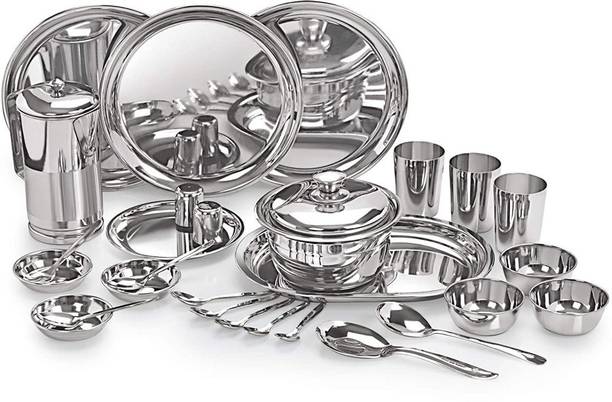 नीलम Premium Dinner Set 22 Gauge 55 का पैक डिनर सेट