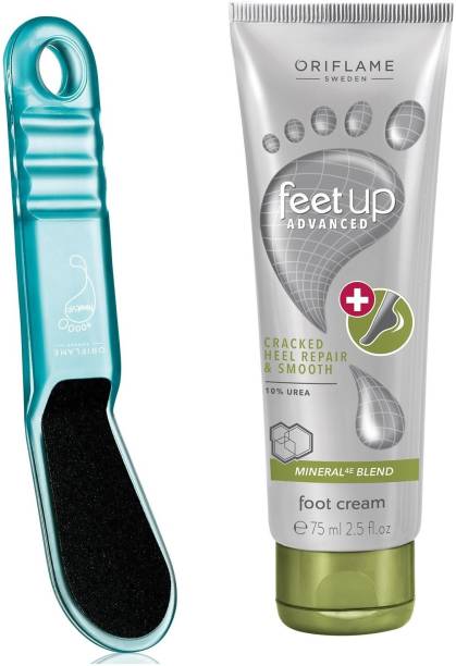Oriflame FEET UP Foot File &amp; FEET UP Advanced Cracked Heel Repair &amp; Smooth Foot Cream (2 in 1)
