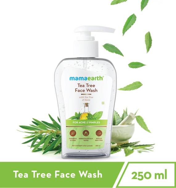 MamaEarth Tea Tree  with Neem for Acne &amp; Pimples Face Wash