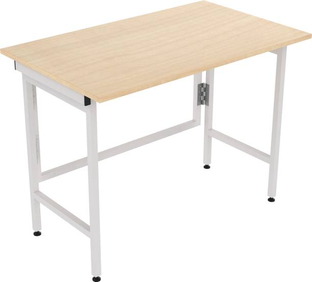 InnoFur Aplos Folding Desk/Folding Table/Study Table/Laptop Table Big for Home and Office(Beige) Engineered Wood Study Table