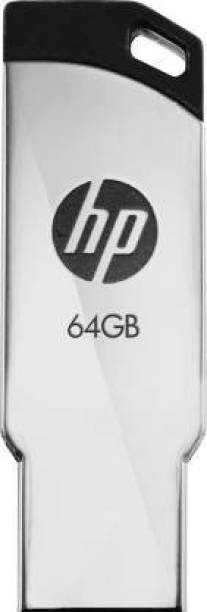HP Silver Pendrive 64GB Flash drive v236w USB 2.0 64 GB Pen Drive