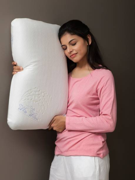 The White Willow Soft Orthopaedic Active Memory Foam, Air Motifs Sleeping Pillow Pack of 1