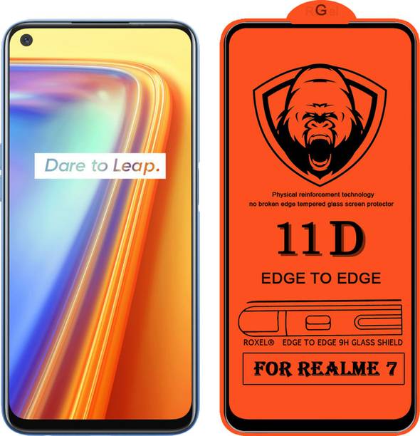 SoftTech Edge To Edge Tempered Glass for Realme 7