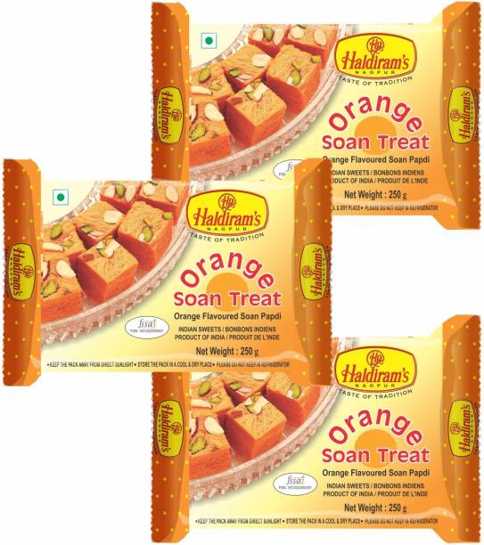 Haldiram's Soan Papdi (Orange Flavour) Box