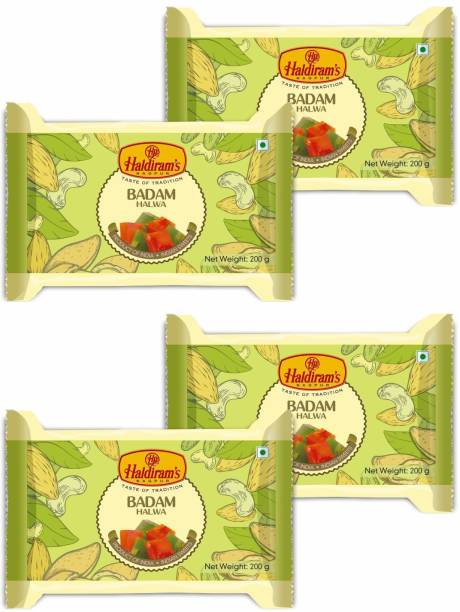 Haldiram's Badam Halwa (Pack of 4) Box