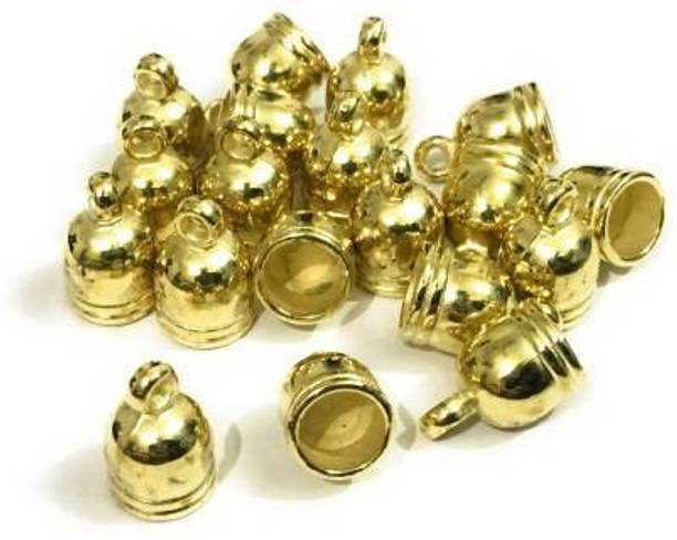 Crafto Golden Color Tassel Caps for Jewelry Making Pack of 20 PCS