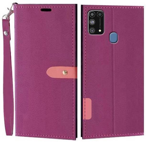 Krofty Flip Cover for Samsung Galaxy M31, Samsung Galaxy F41, Samsung M31 Prime