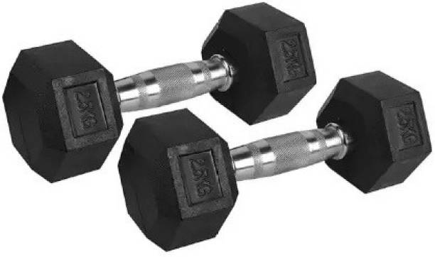 Web Mall Premium Hex Dumbbell Fixed Weight Dumbbell