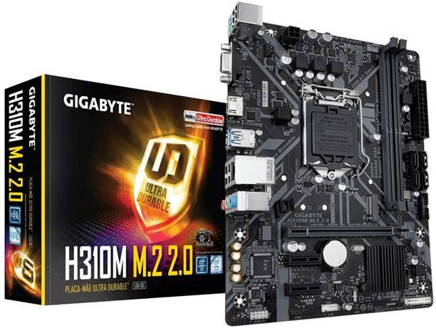 GIGABYTE H 310 M2 2.0 LGA1151Socket Mini-ATX Intel H310 Chipset DDR4 Motherboard for Desktop