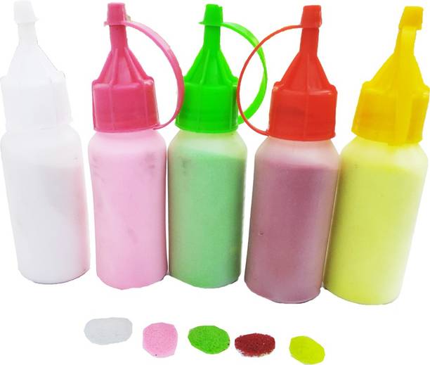 Mancloem Pack of 5 Rangoli Powder