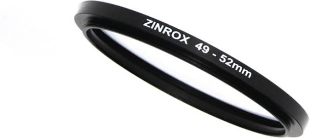 ZINROX 49-52mm Step Up Lens Filter Adapter Ring - Set of 1 Piece - Allows You to Fit Larger Size Lens Filters on a Lens with a Smaller Diameter - Size : 49-52mm Ring Adapter Step Up Ring
