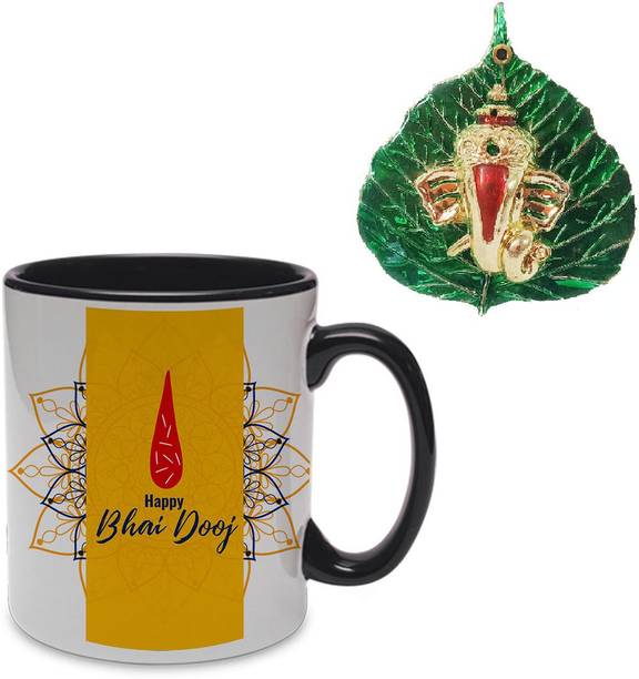 COLOR YARD Mug, Candle Holder Gift Set
