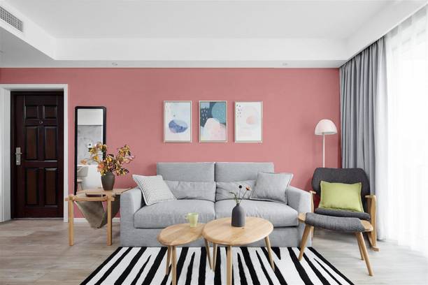 wewell Abstract Pink Wallpaper