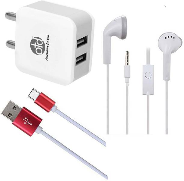 OTD Wall Charger Accessory Combo for OnePlus 7, OnePlus 7 Pro, OnePlus 7 Pro, OnePlus 7T