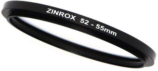 ZINROX 52-55mm Step Up Lens Filter Adapter Ring - Set of 1 Piece - Allows You to Fit Larger Size Lens Filters on a Lens with a Smaller Diameter - Size : 52-55mm Ring Adapter Step Up Ring