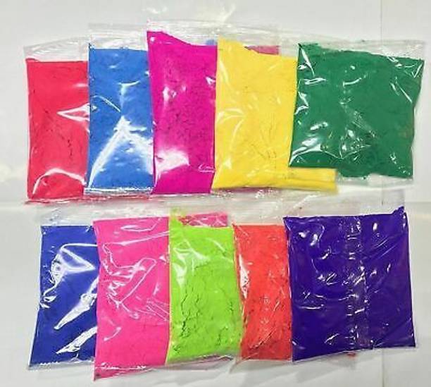 Paaroots Pack of 10 Rangoli Powder