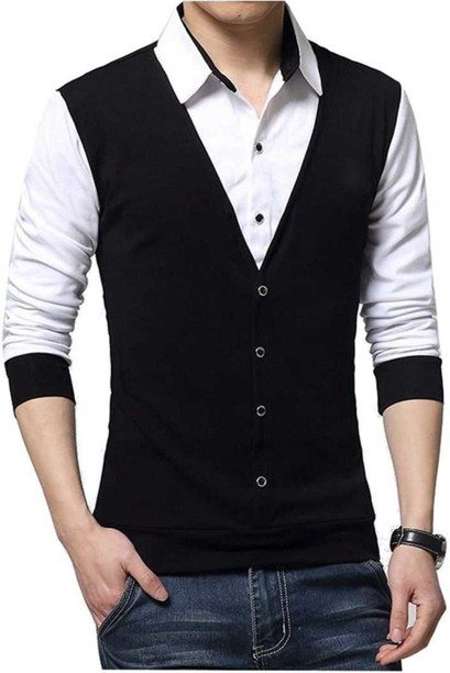 white cotton shirts flipkart