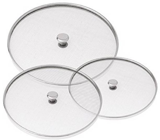 SBI Net Jali Milk/water net cover 10 inch, 11 inch, 12 inch Lid Set, Pack of 3