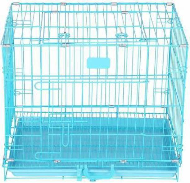 DogTrust metal dog cage (blue 30 inch) Hard Crate Pet Crate