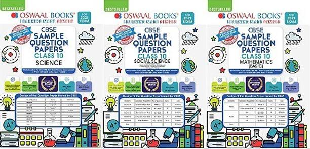 Oswaal CBSE Sample Question Paper Class 10 Mathematics BASIC SOCIAL SCIENCE AND SCIENCE COMBO