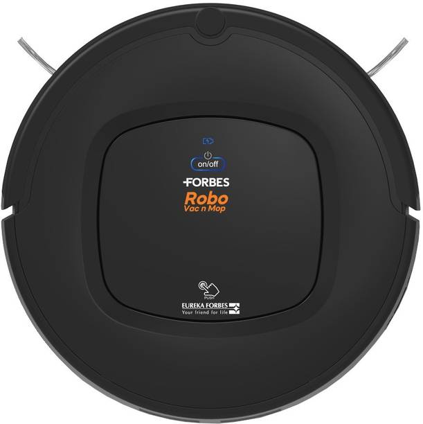 EUREKA FORBES Robo Vac N Mop Robotic Floor Cleaner with 2 in 1 Mopping and Vacuum, Anti-Bacterial Cleaning