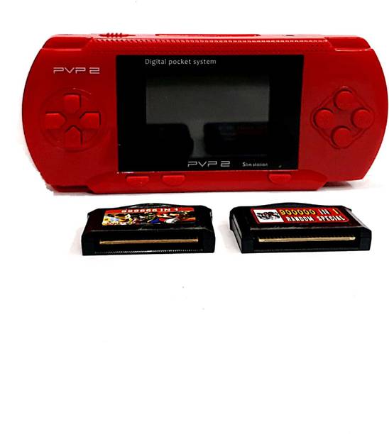 Clubics Latest PVP2 Video Game - Red Game 1 GB with Contra, Super Mario Limited Edition