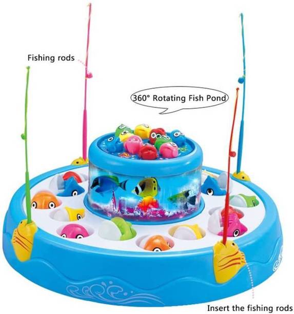Shyamsales Unique Fishing Game Musical Toy Set For Kids