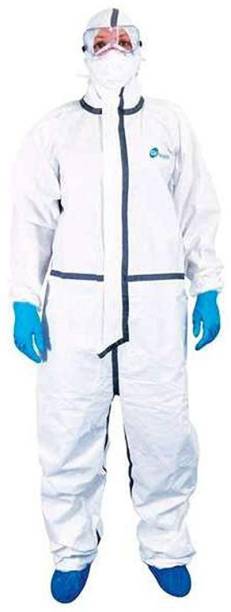 Dermeida ® XII-34 PPE Kit Washable -90 GSM Laminated Lightweight TAFTA Fabric Safety Jacket
