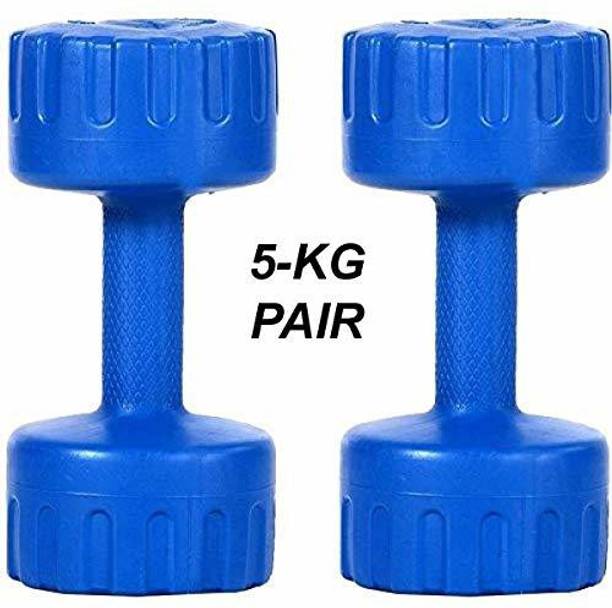 Fit World 5KG PVC DUMBBELL SET Fixed Weight Dumbbell