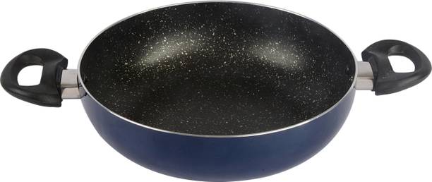 Ethical MASTREO SERIES KADAHI/KARAHI / MULTI PURPOSE KARAHI Kadhai 24 cm Wok 2.42 L capacity 24.11 cm diameter