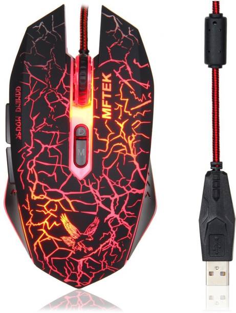 Zupero MFTEK Gaming Wired Mouse For PC and Laptops Wire...