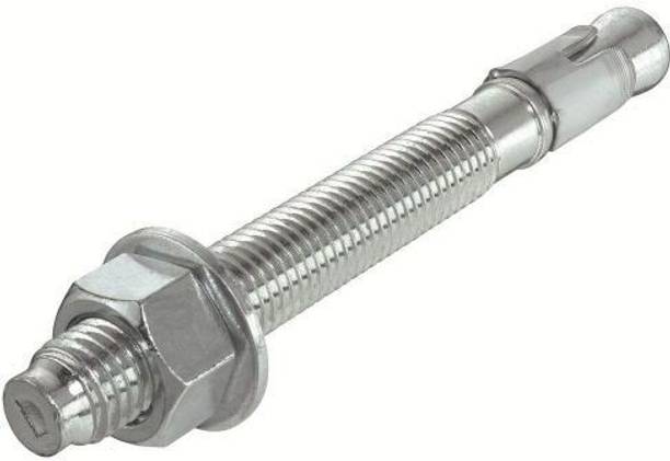 PANTHERZ Nut & Bolt Set Wedge Type Fully Threaded Design Expansion Zinc Plated Anchor Fasteners#2