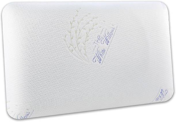 The White Willow Regular Medium Firm Orthopaedic Memory Foam Motifs Sleeping Pillow Pack of 1