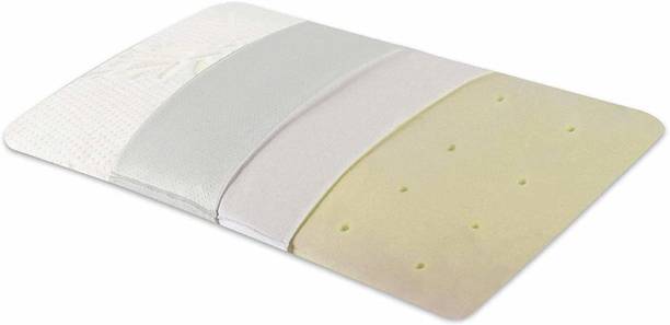 The White Willow Air, Memory Foam Sleeping Pillow Pack of 1 Motifs Soft Ultra Slim Ventilated Active