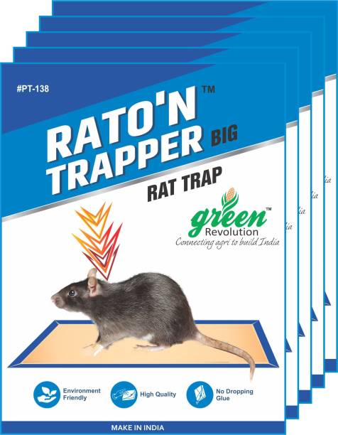 Green Revolution Mouse Glue Trap Big Pack of 5 Live Trap