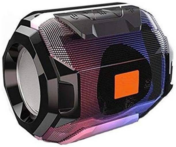 F FERONS 100% Best Quality Super Bass 3D Sound Wireless Bluetooth Speaker | Splashproof | Led Colour Changing Lights | Compatible with All Bluetooth Devices 3 W Bluetooth Speaker
