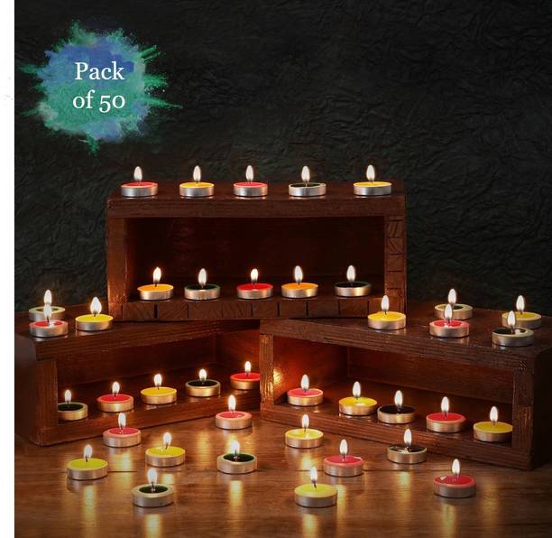 Flipkart SmartBuy 50 Pcs Multicolored Candle