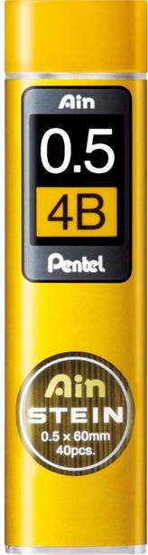 Pentel Mechanical Pencil Lead, Ain Stein, 0.5mm, 4B (C2