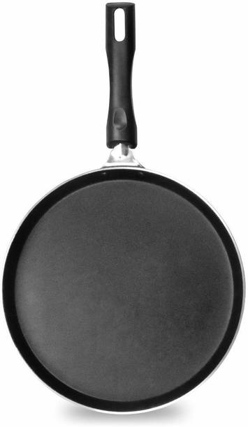 ORANGE ALUMINIUM NON-STICK DOSA TAWA/CHAPATI TAWA/ PARATHA TAWA 275 MM, 2.6 MM PLATINA SERIES WITH FREE NYLON SPATULA & SCRUBBER Tawa 27.5 cm diameter