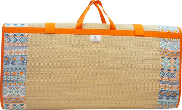 Home Tex Life : Seamless Style and Smile Korai Pai Foldable Mat 15 inch Queen Cotton Mattress