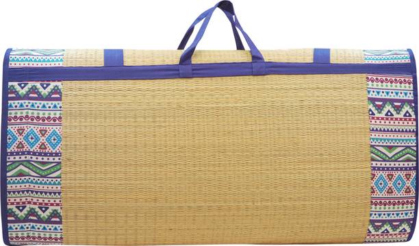 Home Tex Life : Seamless Style and Smile Korai Pai Foldable Mat 18 inch Queen Cotton Mattress