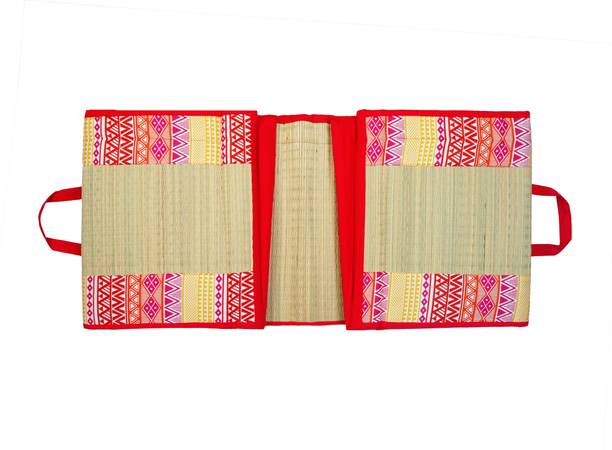 Home Tex Life : Seamless Style and Smile Korai Pai Foldable Mat 1 inch Single Cotton Mattress